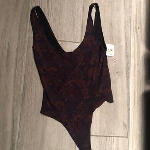 BRAND NEW Free People Thong Body suit